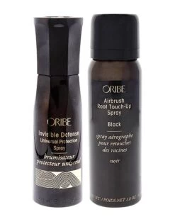 Oribe Invisible Defense Universal Protection Spray & Airbrush Root Touch-Up Spray - Black Kit Women